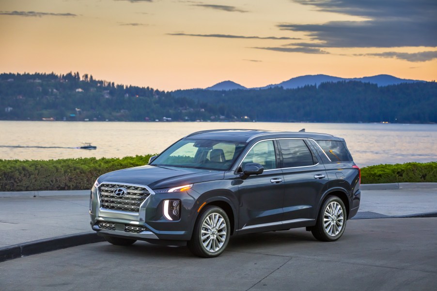 2020 Hyundai Palisade on the road.