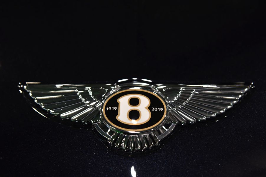 Commemorative Bentley logo to celebrate the company's centennial celebration