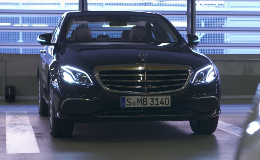 Mercedes-Benz driverless technology at Museum in Stuttgart