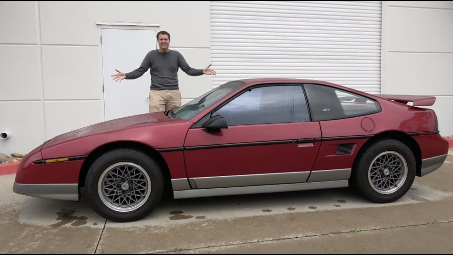 Red Pontiac Fiero