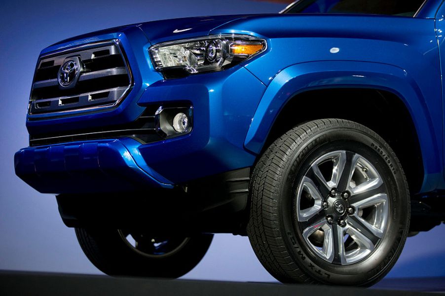 The Toyota Tacoma truck at the 2015 North American International Auto Show