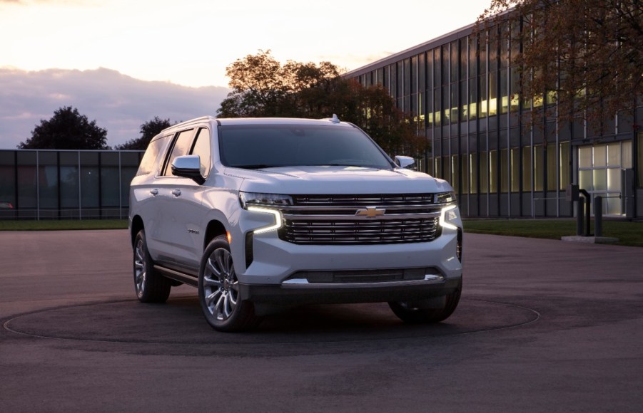 2021 Chevrolet Suburban parked near home