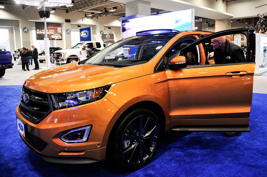 The 2016 Ford Escape at the Washington Auto Show