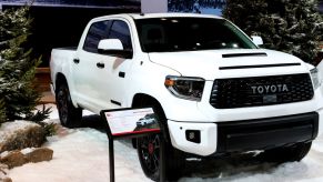 The 2020 Toyota Tundra TRD Pro on display