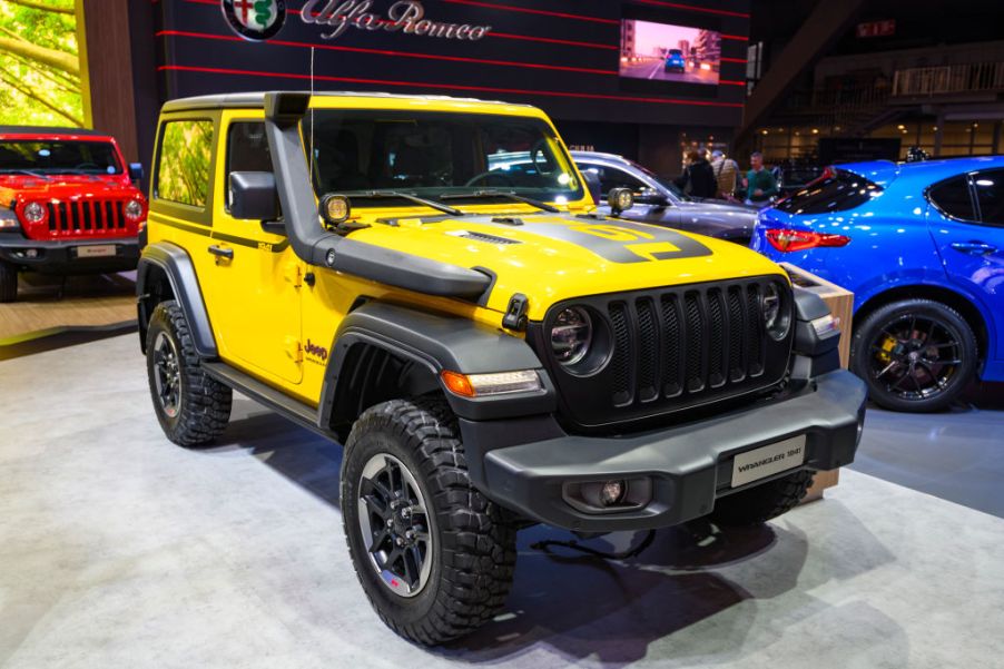 Wrangler Rubicon 1941 Edition by Mopar 4x4 off road vehicle on display