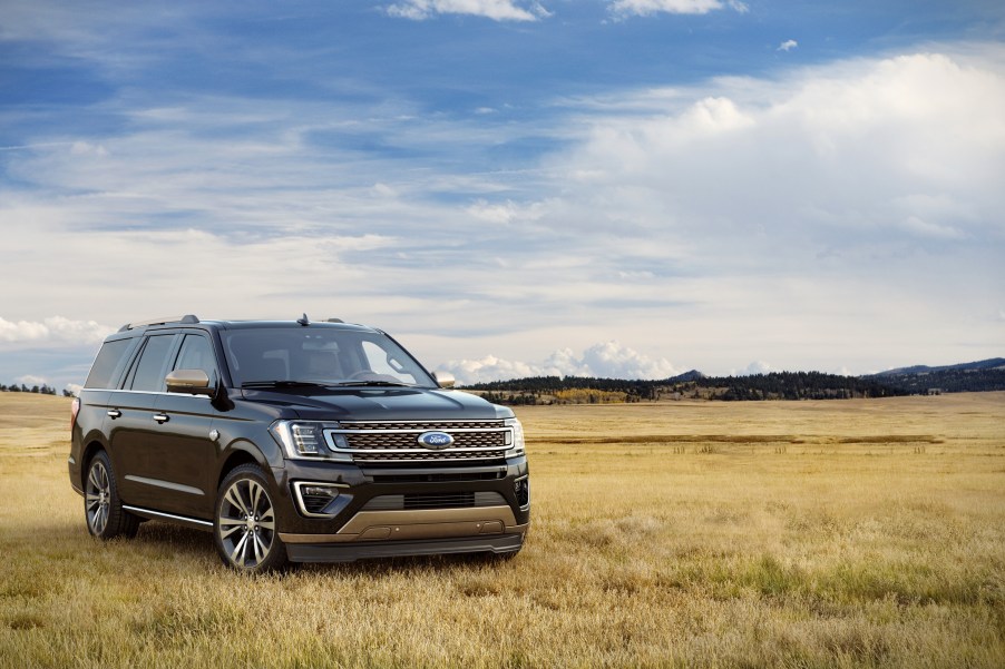 2020 Ford Expedition outside in field.