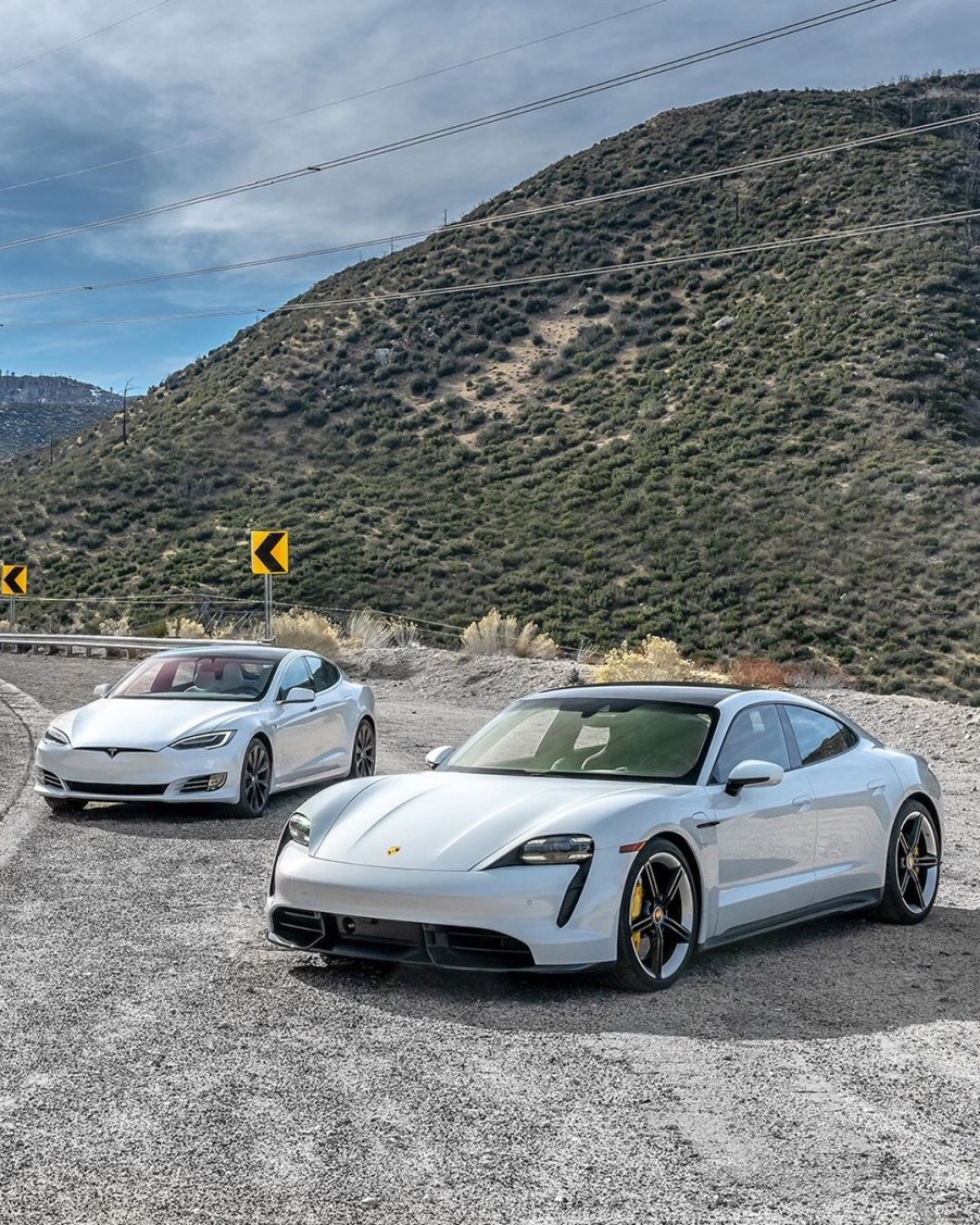 2020 Porsche Taycan Turbo S vs 2020 Tesla Model S