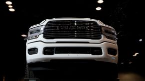 A 2020 Ram 1500 on display