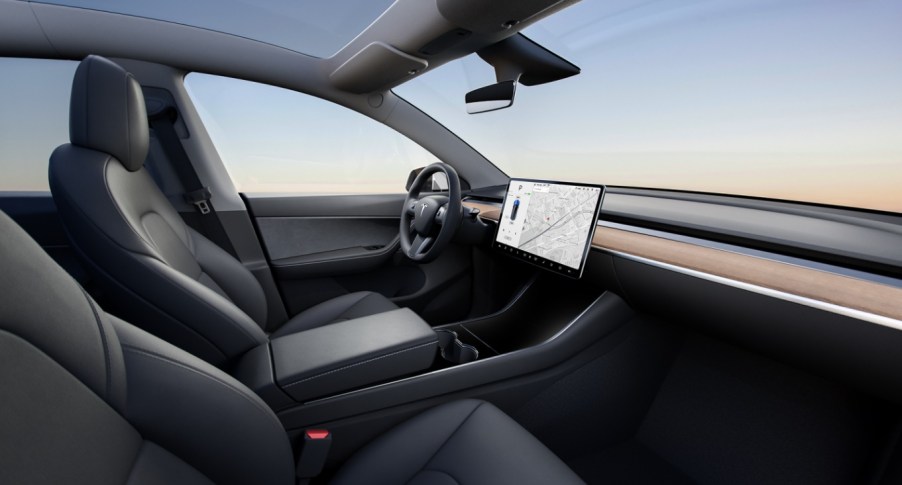 2020 Tesla Model Y interior