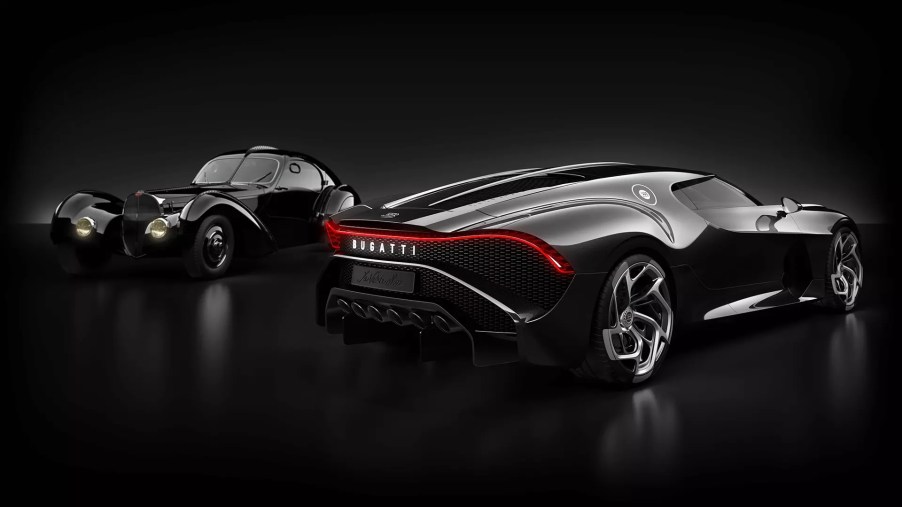 Bugatti La Voiture Noire and Type 57SC Atlantic