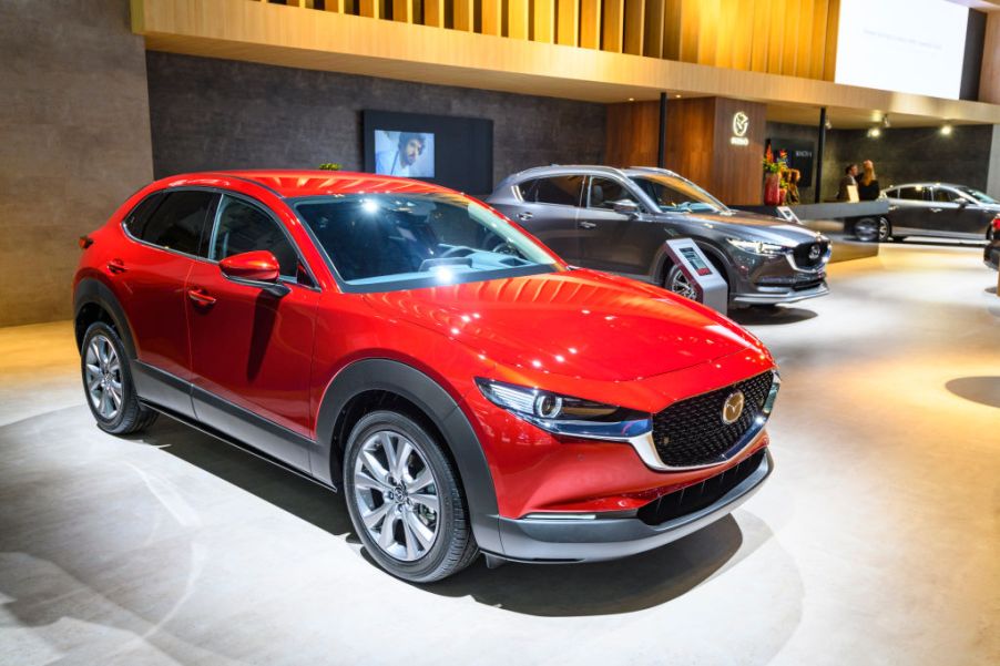 2020 Mazda CX-30 compact crossover SUV on display at Brussels Expo