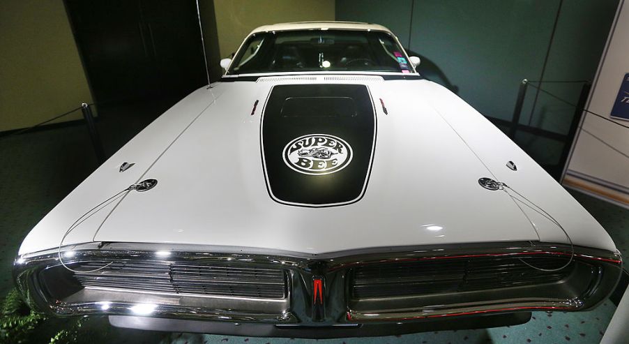 A Dodge Super Bee on display