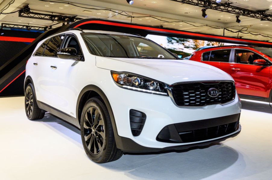 Kia Sorento AWD on display at auto show