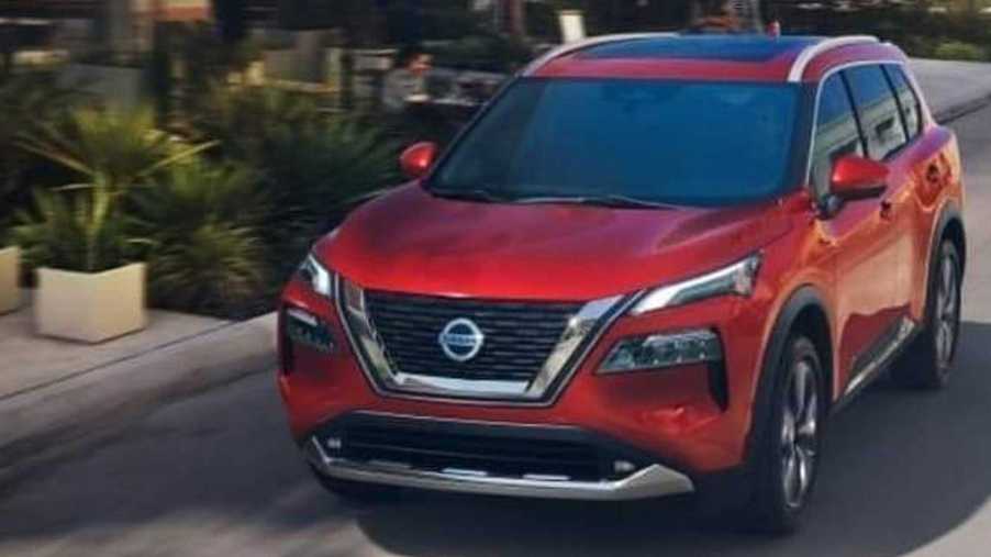 2021 Nissan Rogue on street