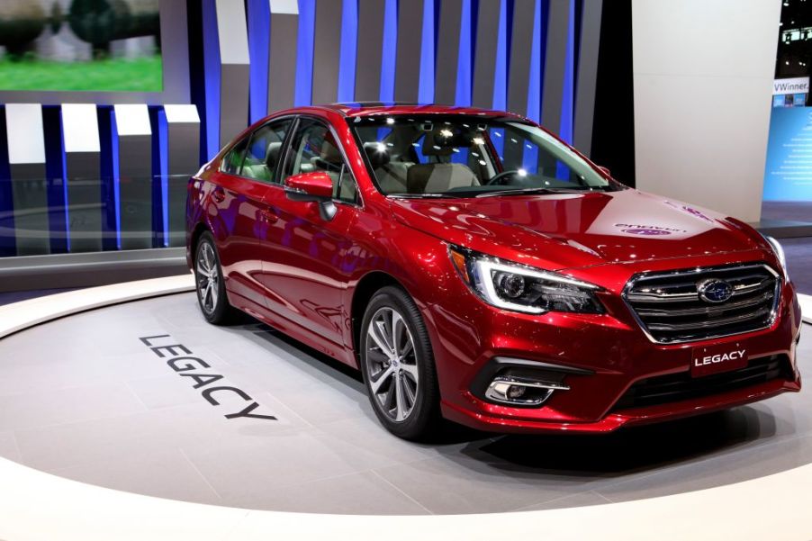 2018 Subaru Legacy is on display at the 109th Annual Chicago Auto Show