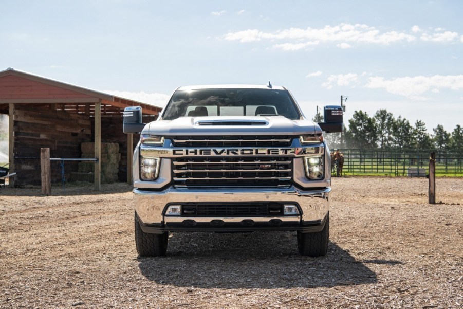 2020 Chevrolet Silverado 2500 HD Z71 parked at construction site