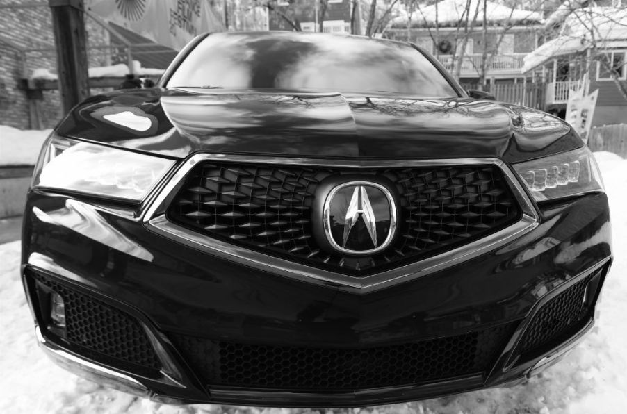 An Acura MDX is displayed during the 2020 Sundance Film Festival