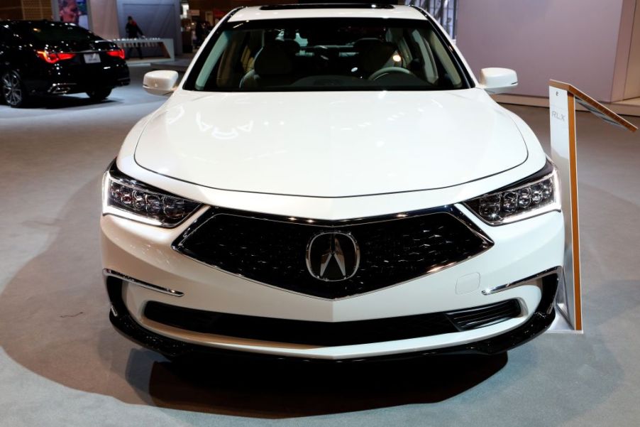 2018 Acura RLX is on display at the 110th Annual Chicago Auto Show at McCormick Place