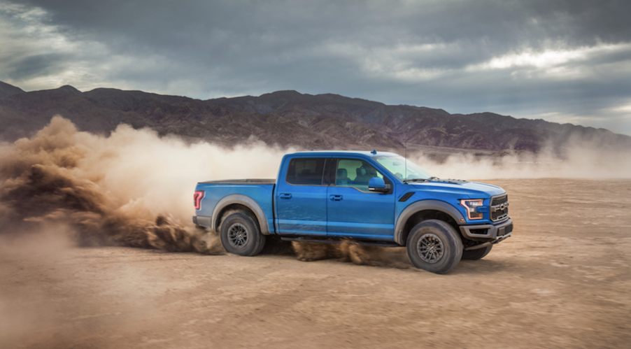 Ford F-150 Off-Roading through dirt