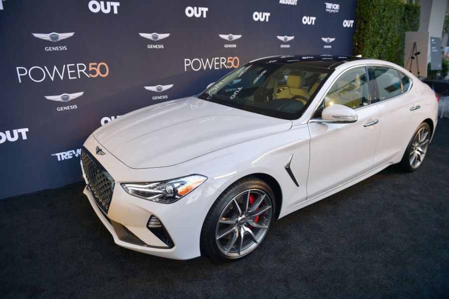 The Gensis G70 at OUT Magazine's Power 50 Award & Celebration Presented By Genesis at NeueHouse Los Angeles