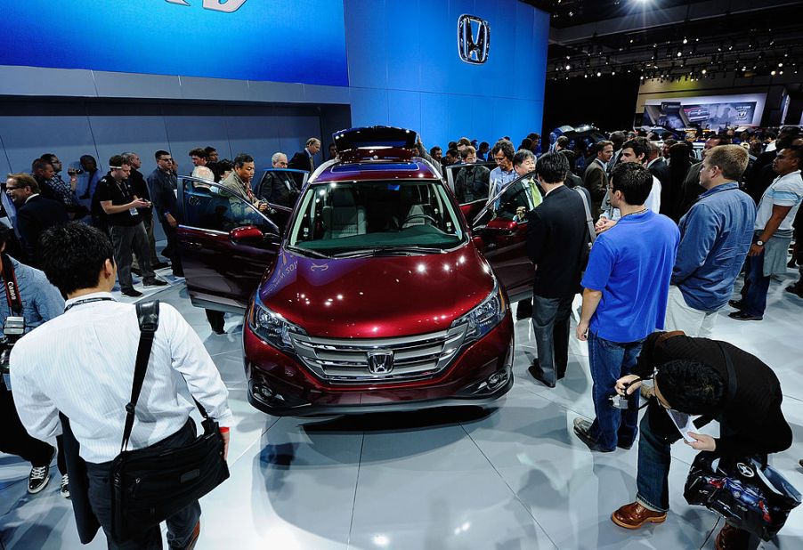 The new Honda CR-V is unveiled at the LA Auto Show