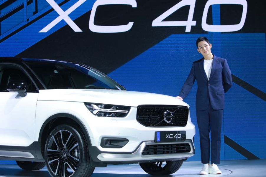 South Korean actor Jung Hae-in attends the launch of Volvo XC40