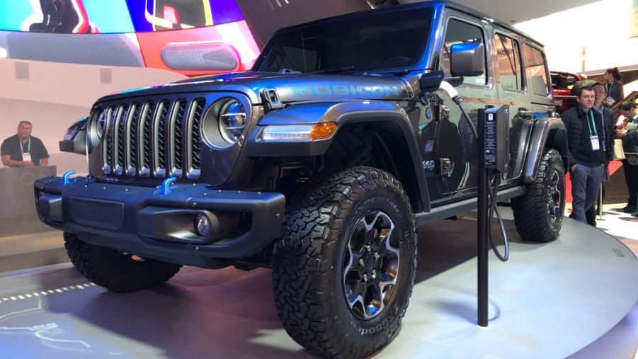 Jeep Wrangler 4XE on display