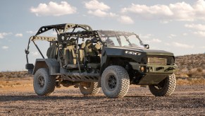 GM Infantry Squad Vehicle that is based on the Chevy Colorado