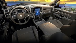 2020 Ram Heavy Duty Limited Black Interior view