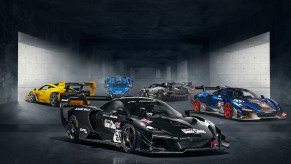 A showcase of the five newest McLaren Senna GTR LM's in their classic McLaren F1 GTR liveries.