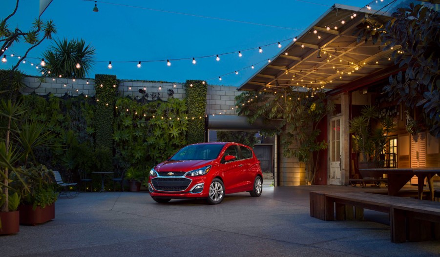 The Chevy Spark is the cheapest brand new car for sale in the US. It is a hatchback often available with significant discounts.