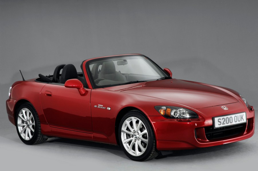 The Honda S2000 was Honda's two seat roadster sports car.