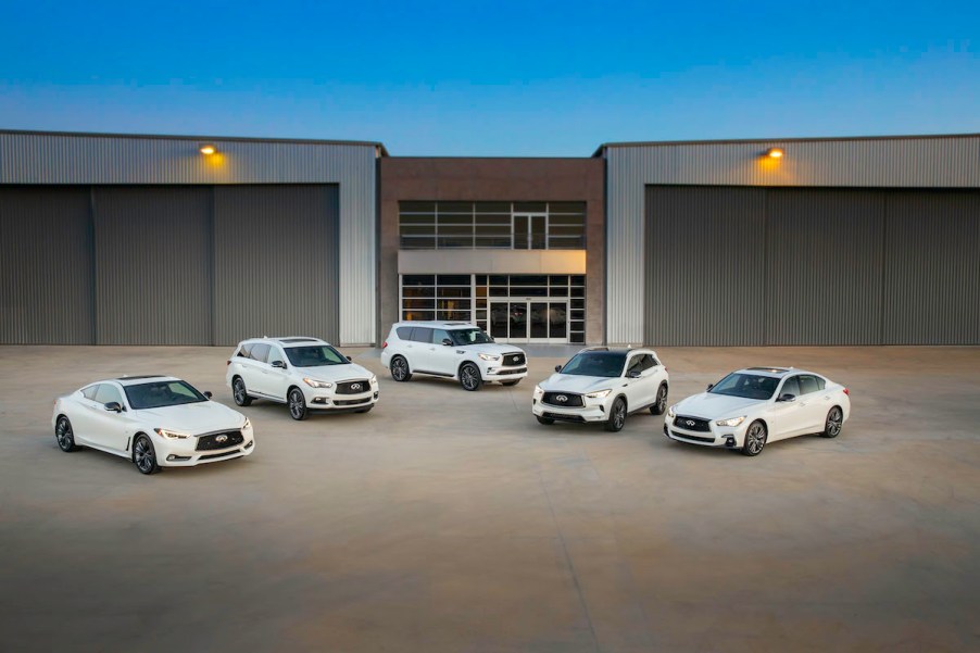 Infiniti family line-up