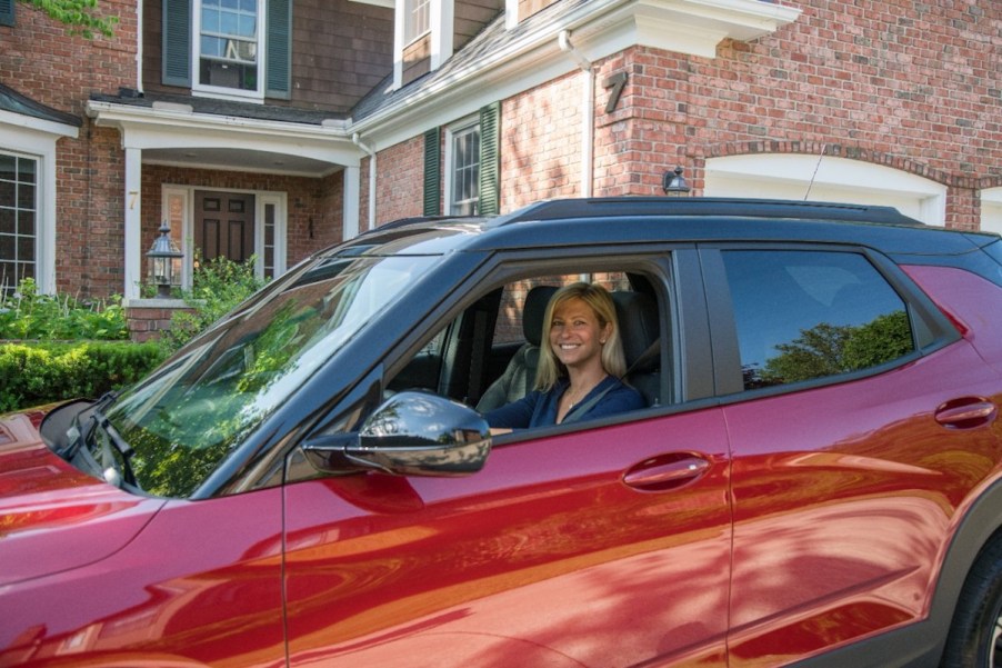 Red 2021 Chevy Blazer