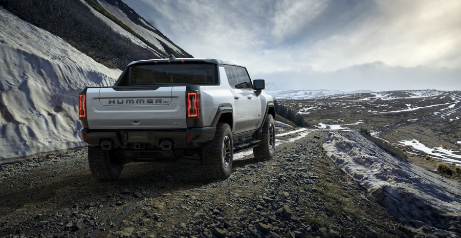 The GMC Hummer EV is an all-electric pickup truck.