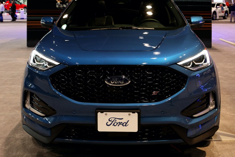 2020 Ford Edge is on display at the 112th Annual Chicago Auto Show at McCormick Place