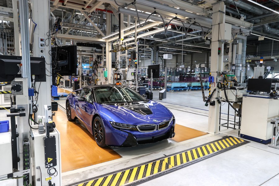 The BMW i8 was BMW's all-electric supercar.