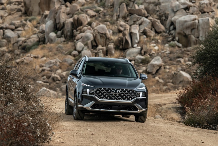 The 2021 Hyundai Santa Fe is the brand's newest SUV.