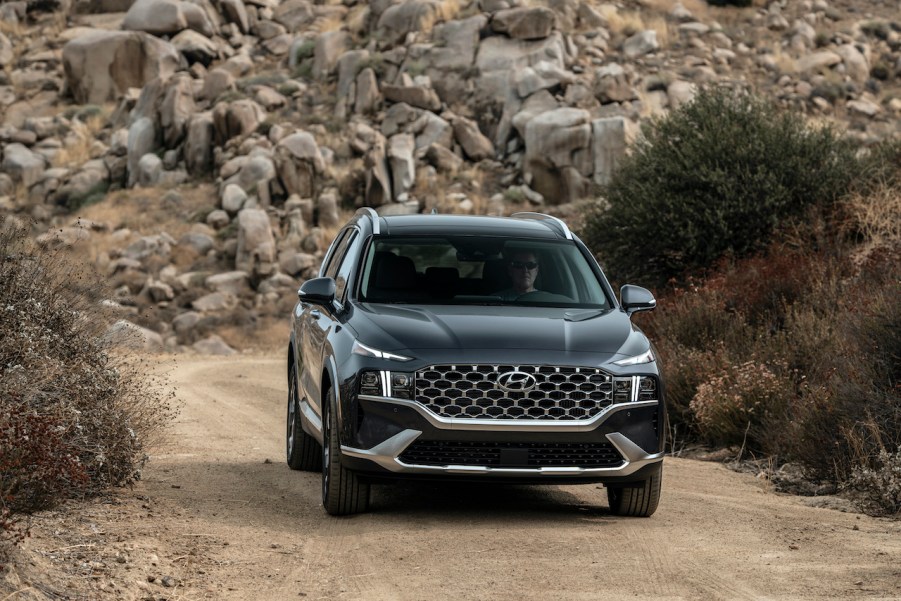 The 2021 Hyundai Santa Fe is the brand's newest SUV.