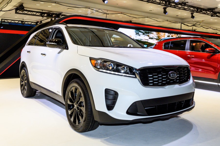 Kia Sorento AWD seen at the New York International Auto Show