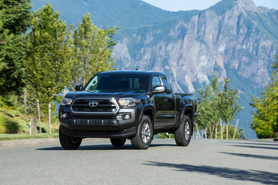 2016 Toyota Tacoma in the wilderness