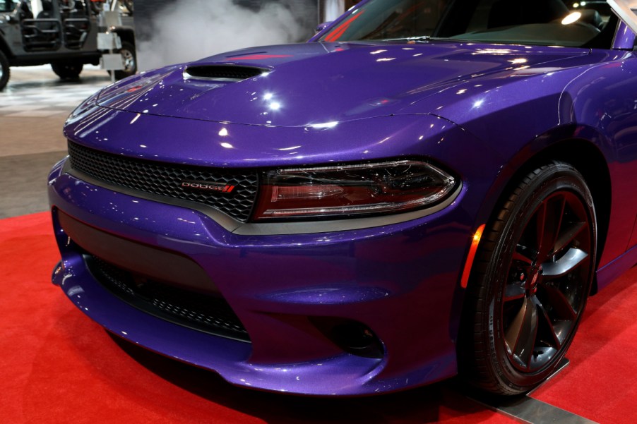 A Dodge Charger GT on display at an auto show