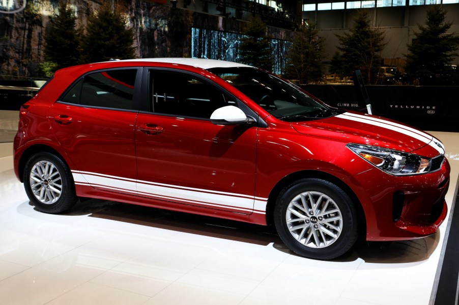 2019 Kia Rio is on display at the 111th Annual Chicago Auto Show at McCormick Place