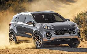 A 2019 Kia Sportage on the sandy trails.