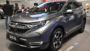 A 2020 Honda CR-V on display