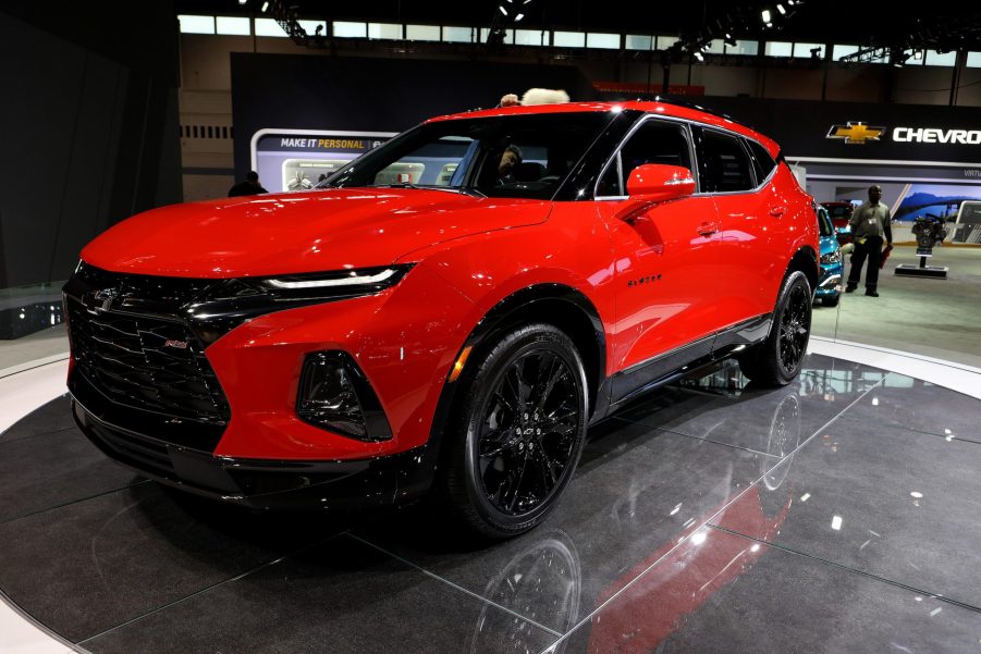 2019 Chevy Blazer is on display at the 111th Annual Chicago Auto Show