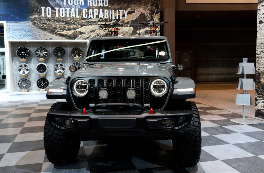 2020 Jeep Gladiator in the Mopar Garage at the 111th Annual Chicago Auto Show at McCormick Place