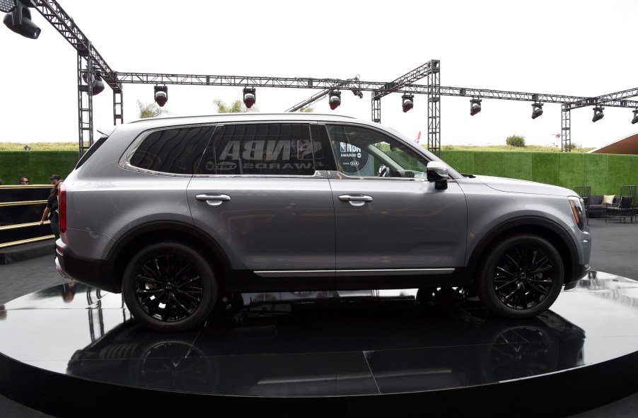 A Kia Telluride is seen during the 2019 NBA Awards presented by Kia on TNT