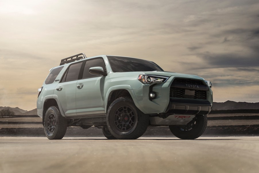 2021 Toyota 4Runner press photo shown in lunar rock