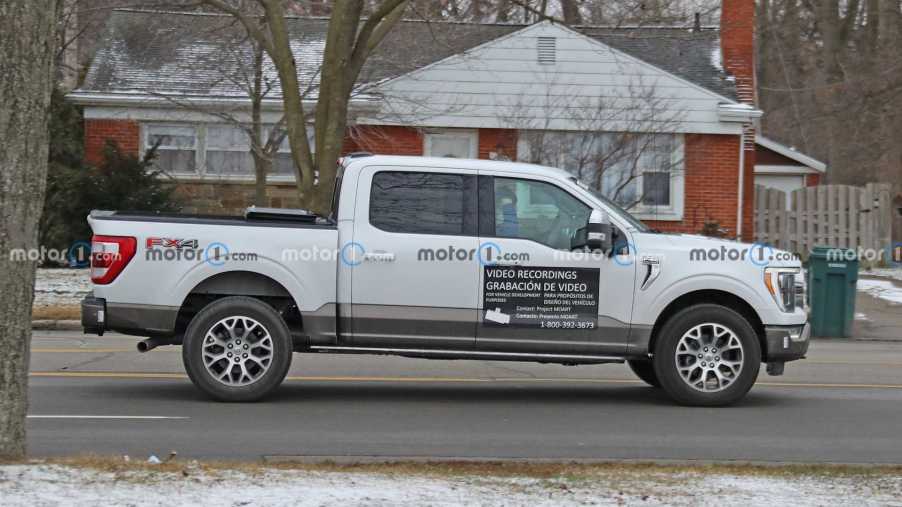 2021 Ford F-150 spied with possible magnetic paint